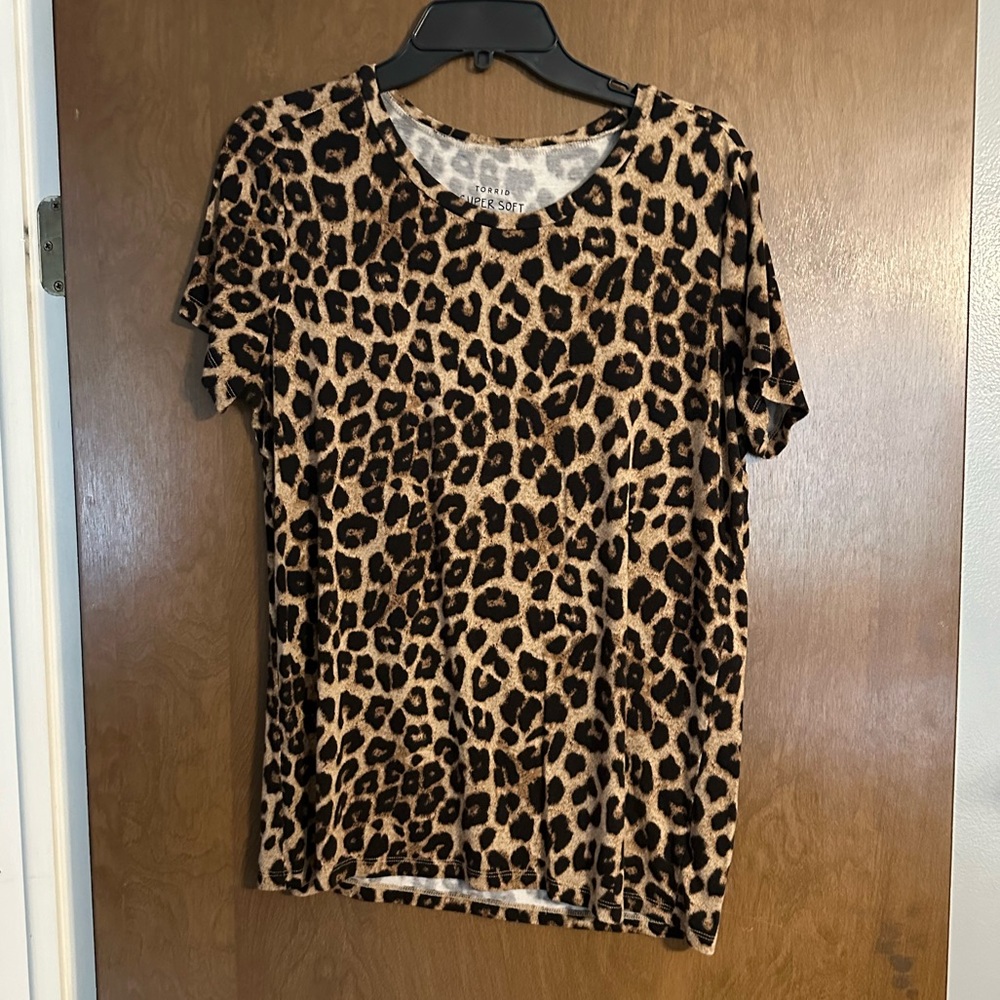 Torrid Super Soft Leopard Knit Top